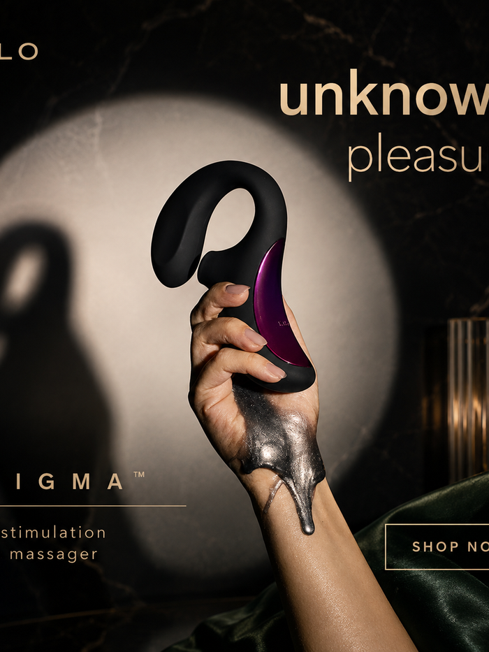 LELO Enigma™ Obsidian Black | Luxury Dual Stimulator | VÉLDIS