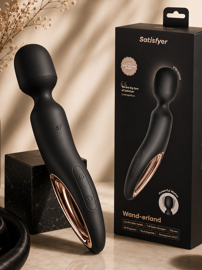 Satisfyer Wand-erland™ Rose Gold | Luxury Massage Wand | VÉLDIS