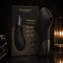 Womanizer Enhance™ Obsidian Black | Pleasure Air™ Technology | VÉLDIS