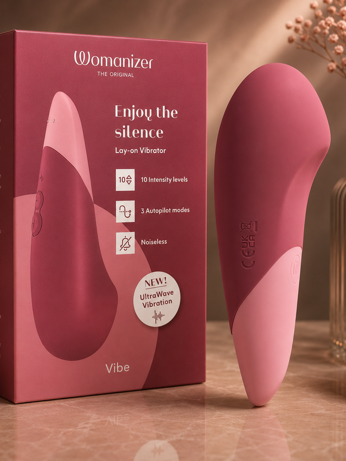 Womanizer Vibe™ Dusky Pink | Luxury Lay-On Vibrator | VÉLDIS