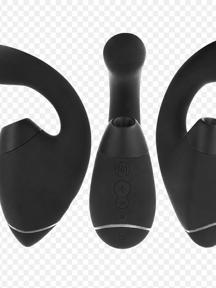 WOMANIZER - DUO NEXT DUAL CLITORAL & G-SPOT STIMULATOR BLACK