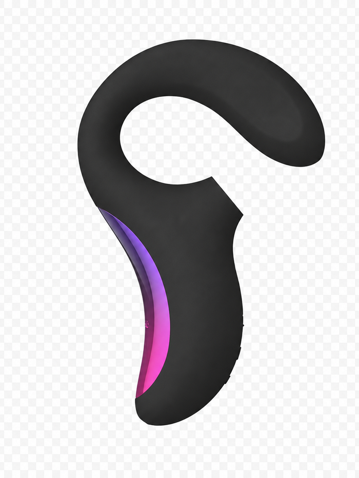LELO - ENIGMA DOUBLE SUCTION STIMULATION MASSAGER BLACK
