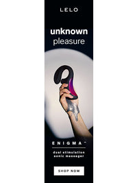 LELO - ENIGMA DOUBLE SUCTION STIMULATION MASSAGER BLACK