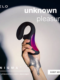 LELO - ENIGMA DOUBLE SUCTION STIMULATION MASSAGER BLACK