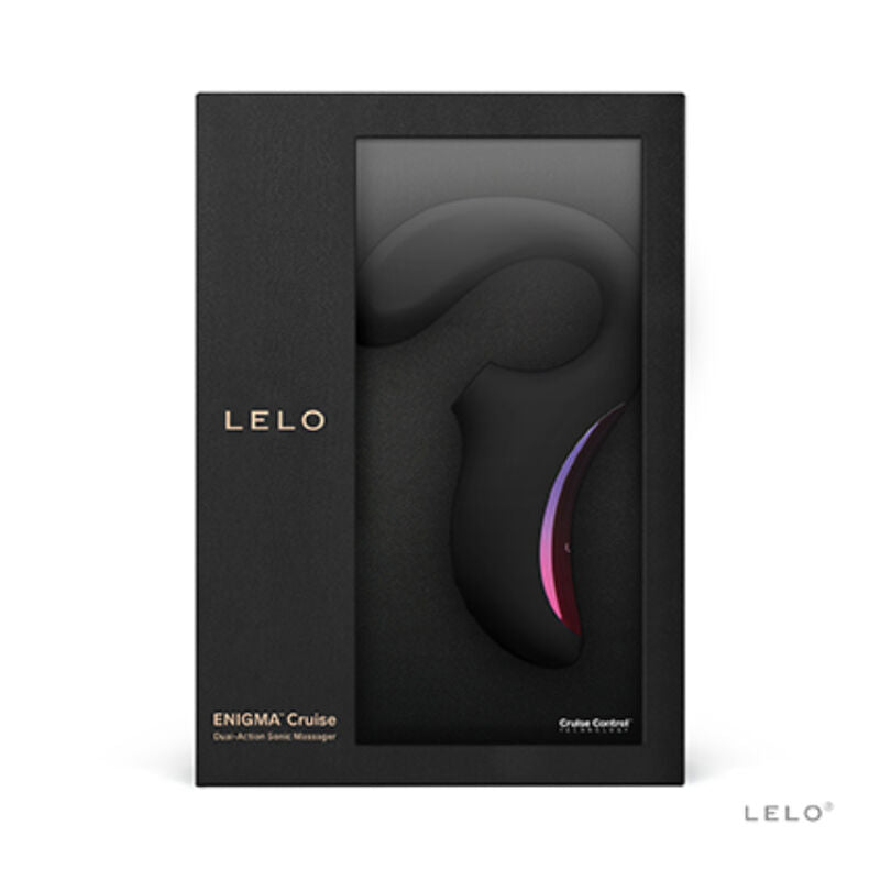 LELO Enigma™ Cruise Obsidian Black | Luxury Dual-Stimulation Massager | VÉLDIS
