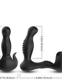 ARMONY - VIBRATEUR ANAL ET STIMULATEUR TESTICULAIRE TÉLÉCOMMANDÉ NOIR
