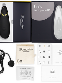 WOMANIZER - PREMIUM 2 CLITORAL STIMULATOR BLACK