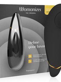 WOMANIZER - PREMIUM 2 CLITORAL STIMULATOR BLACK