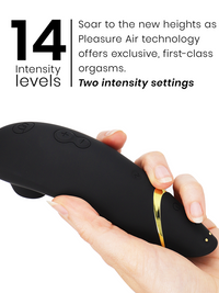 WOMANIZER - PREMIUM 2 CLITORAL STIMULATOR BLACK