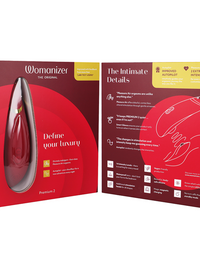 WOMANIZER - PREMIUM 2 CLITORAL STIMULATOR BORDEAUX