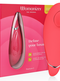 WOMANIZER - PREMIUM 2 CLITORAL STIMULATOR RASPBERRY