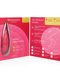 WOMANIZER - PREMIUM 2 CLITORAL STIMULATOR RASPBERRY