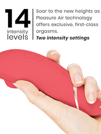 WOMANIZER - PREMIUM 2 CLITORAL STIMULATOR RASPBERRY