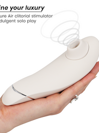 WOMANIZER - PREMIUM 2 CLITORAL STIMULATOR WARM GRAY