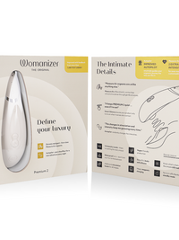 WOMANIZER - PREMIUM 2 CLITORAL STIMULATOR WARM GRAY