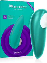 WOMANIZER - STARLET 3 CLITORAL STIMULATOR TURQUOISE