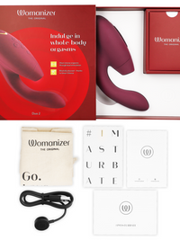 WOMANIZER - DUO 2 STIMULATOR BORDEAUX
