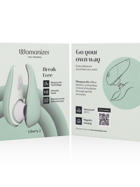 WOMANIZER - LIBERTY 2 CLITORIS STIMULATOR & SUCTION LIGHT GREEN