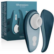 Womanizer Liberty 2™ Deep Blue | Compact Pleasure Air™ Stimulator | VÉLDIS