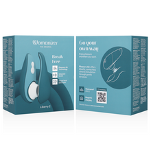 Womanizer Liberty 2™ Deep Blue | Compact Pleasure Air™ Stimulator | VÉLDIS