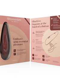 WOMANIZER - CLASSIC 2 CLITORAL STIMULATOR BORDEAUX