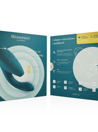WOMANIZER - DUO 2 STIMULATOR BLUE PETROL