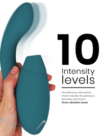 WOMANIZER - DUO 2 STIMULATOR BLUE PETROL
