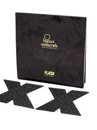 Flash — Black Cross Nipple Covers