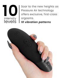 WOMANIZER - ENHANCE CLITORIAL STIMULATOR BLACK