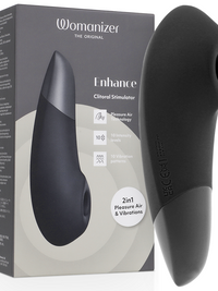 WOMANIZER - ENHANCE CLITORIAL STIMULATOR BLACK