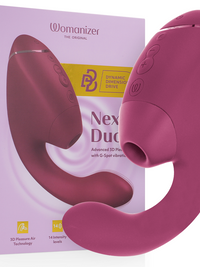 WOMANIZER - DUO NEXT DUAL CLITORAL & G-SPOT STIMULATOR DUSKY PINK