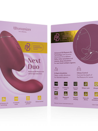 WOMANIZER - DUO NEXT DUAL CLITORAL & G-SPOT STIMULATOR DUSKY PINK