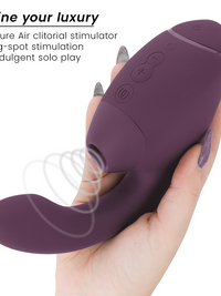 WOMANIZER - DUO NEXT DUAL CLITORAL & G-SPOT STIMULATOR DARK PURPLE