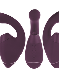 WOMANIZER - DUO NEXT DUAL CLITORAL & G-SPOT STIMULATOR DARK PURPLE