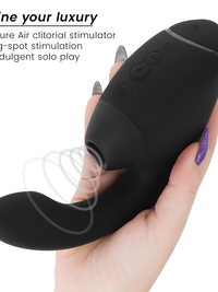 WOMANIZER - DUO NEXT DUAL CLITORAL & G-SPOT STIMULATOR BLACK