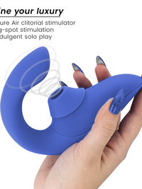 WOMANIZER - BLEND RABBIT VIBRATOR STIMULATOR VIBRANT BLUE