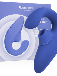 WOMANIZER - BLEND RABBIT VIBRATOR STIMULATOR VIBRANT BLUE