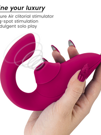 WOMANIZER - BLEND RABBIT VIBRATOR STIMULATOR VIBRANT PINK