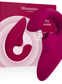 WOMANIZER - BLEND RABBIT VIBRATOR STIMULATOR VIBRANT PINK