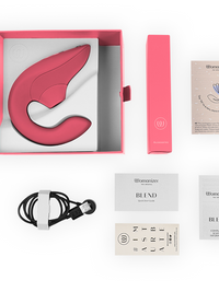 WOMANIZER - BLEND RABBIT VIBRATOR STIMULATOR VIBRANT ROSE
