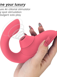 WOMANIZER - BLEND RABBIT VIBRATOR STIMULATOR VIBRANT ROSE