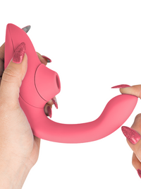 WOMANIZER - BLEND RABBIT VIBRATOR STIMULATOR VIBRANT ROSE