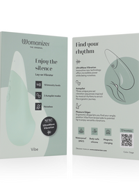 WOMANIZER - VIBE LAY-ON SILENT VIBRATOR SAGE