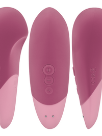 WOMANIZER - VIBE LAY-ON SILENT VIBRATOR DUSKY PINK