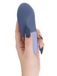 WOMANIZER - VIBE LAY-ON SILENT VIBRATOR DARK BLUE