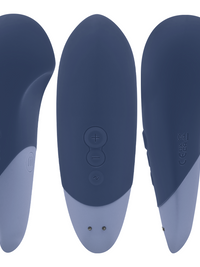 WOMANIZER - VIBE LAY-ON SILENT VIBRATOR DARK BLUE