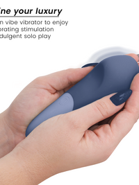 WOMANIZER - VIBE LAY-ON SILENT VIBRATOR DARK BLUE