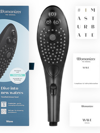 WOMANIZER - WAVE CLITORAL STIMULATING SHOWER HEAD BLACK