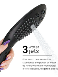 WOMANIZER - WAVE CLITORAL STIMULATING SHOWER HEAD BLACK