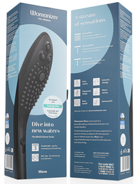 WOMANIZER - WAVE CLITORAL STIMULATING SHOWER HEAD BLACK